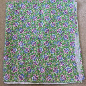 NEW Ralph Lauren Hampton Beach Club FABRIC 92X103 Paisley Floral Pink Blue Green